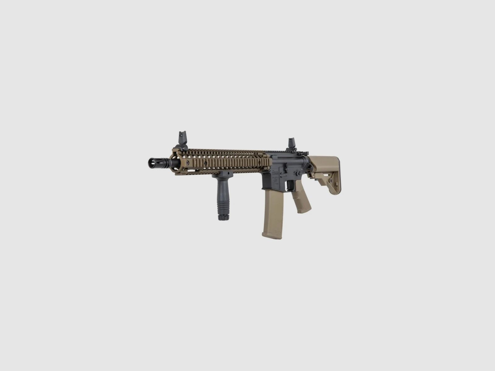 SA Daniel Defense® MK18 Block II (SA-P26 PRIME™ Aster II ETU BLDC™) Rifle Airsoft Libre a partir de 18 – Chaos Bronze -F-