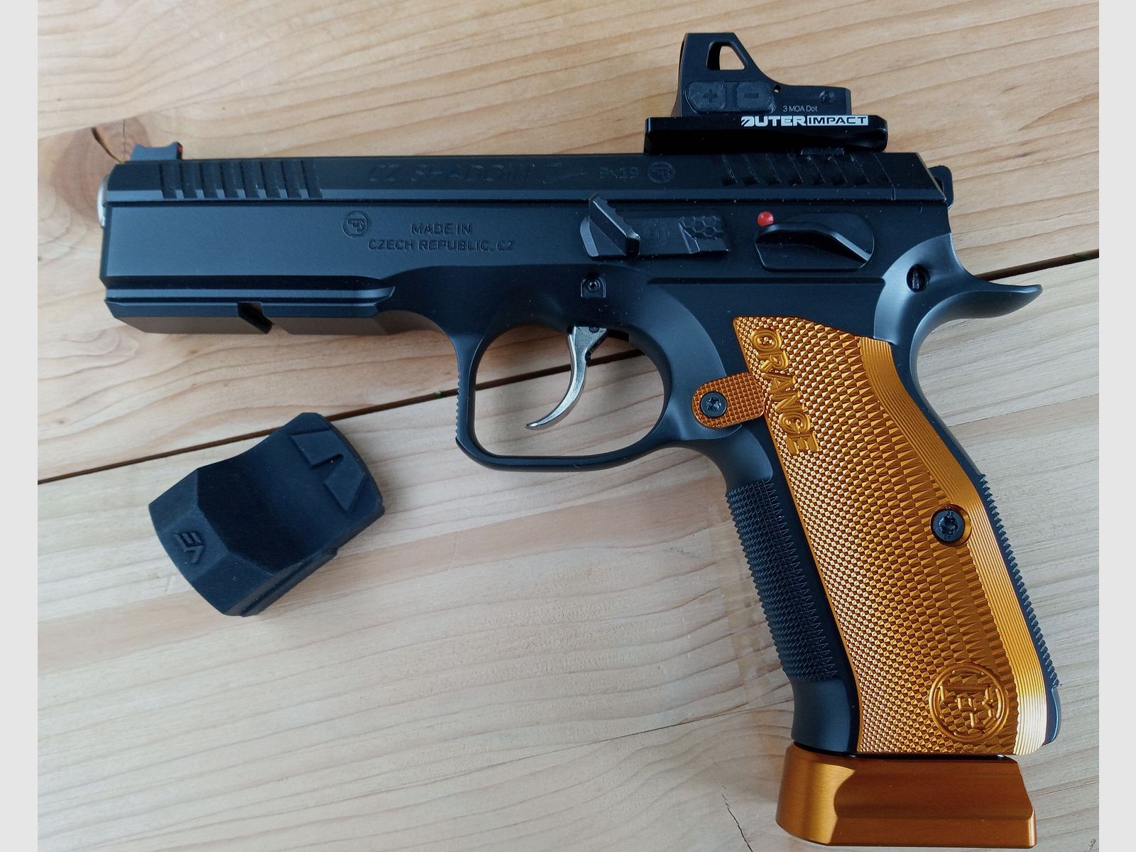 CZ Shadow 2 orange Red Dot 3MOA - absolut neuwertig °°°°°°°°°°°°°°°°°°°°°°°