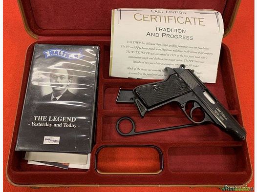 Walther Pistol PP Last Edition Cal.7.65