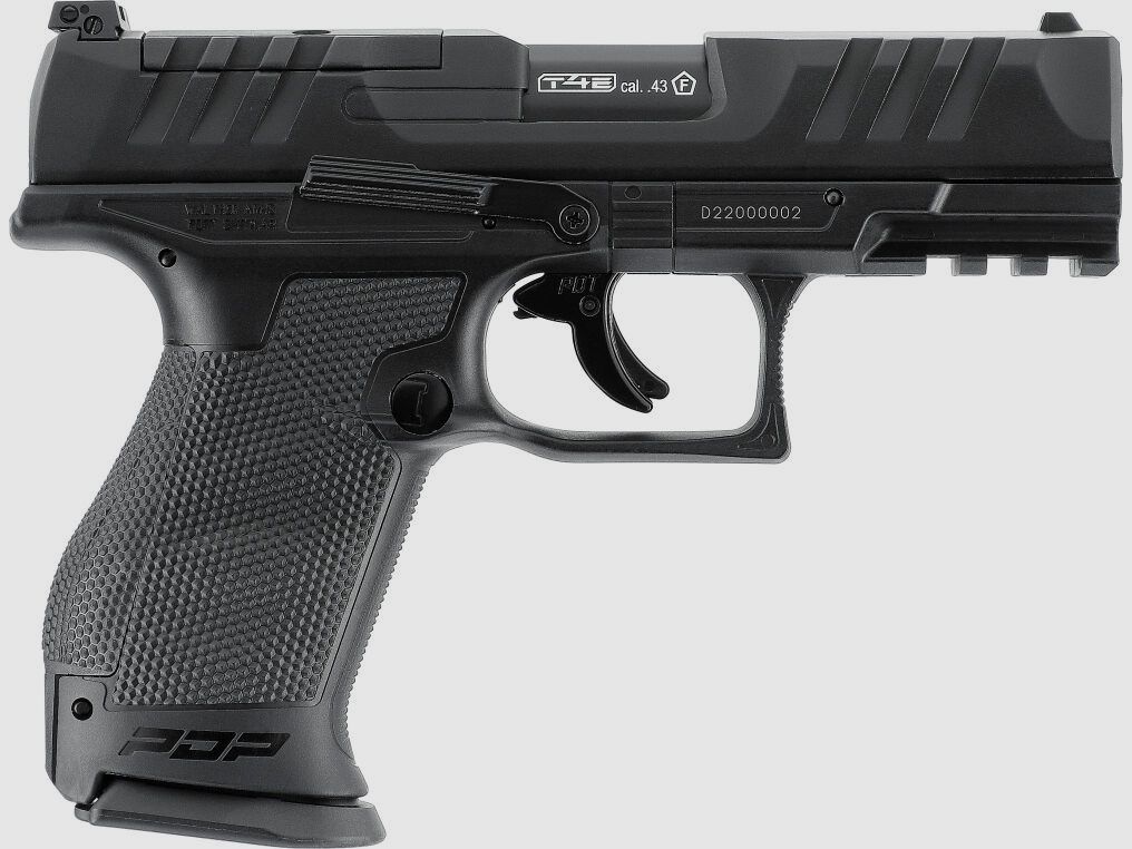 Walther PDP Compact 4" T4E Paintball Umarex Cal. .43 - nero, immagine 2 di 3