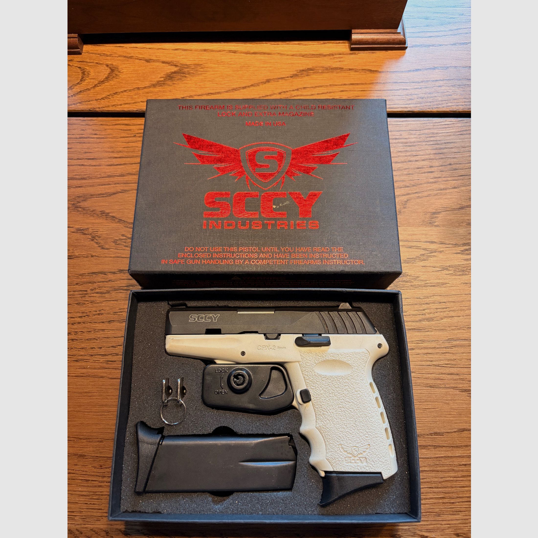 Pistola SCCY 9mm (CPX-2) – usada, completamente funcional