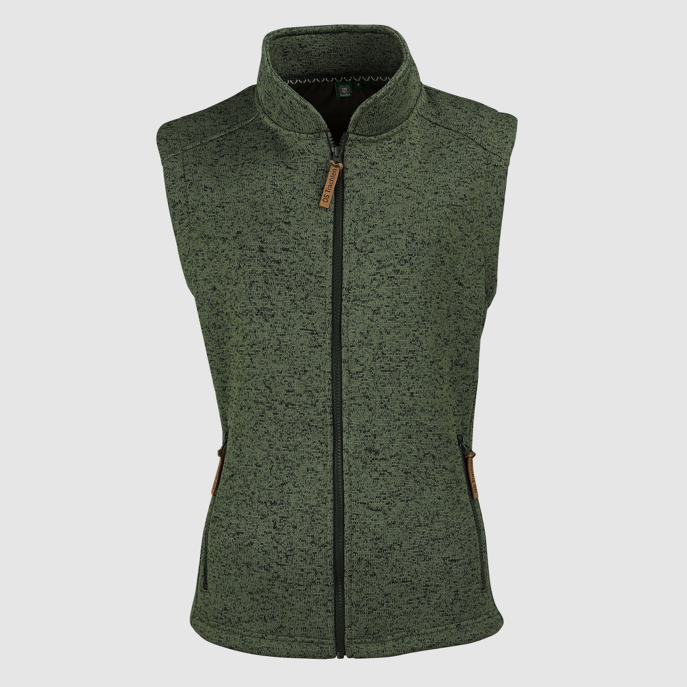 OS-Trachten gebreide fleece vest