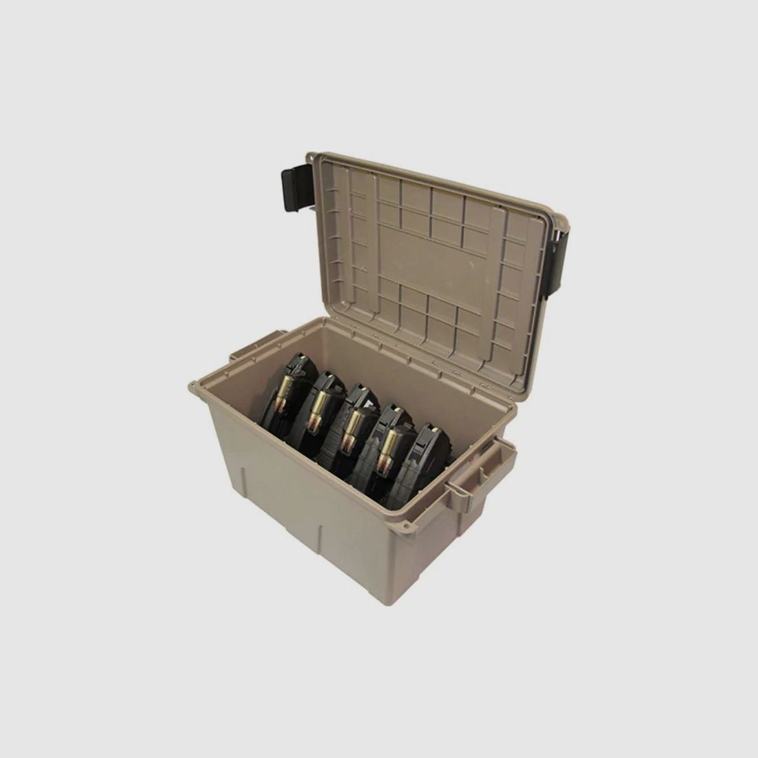 MTM magazine box TMCAK dark earth for 9 magazines AK-47 (30 round)