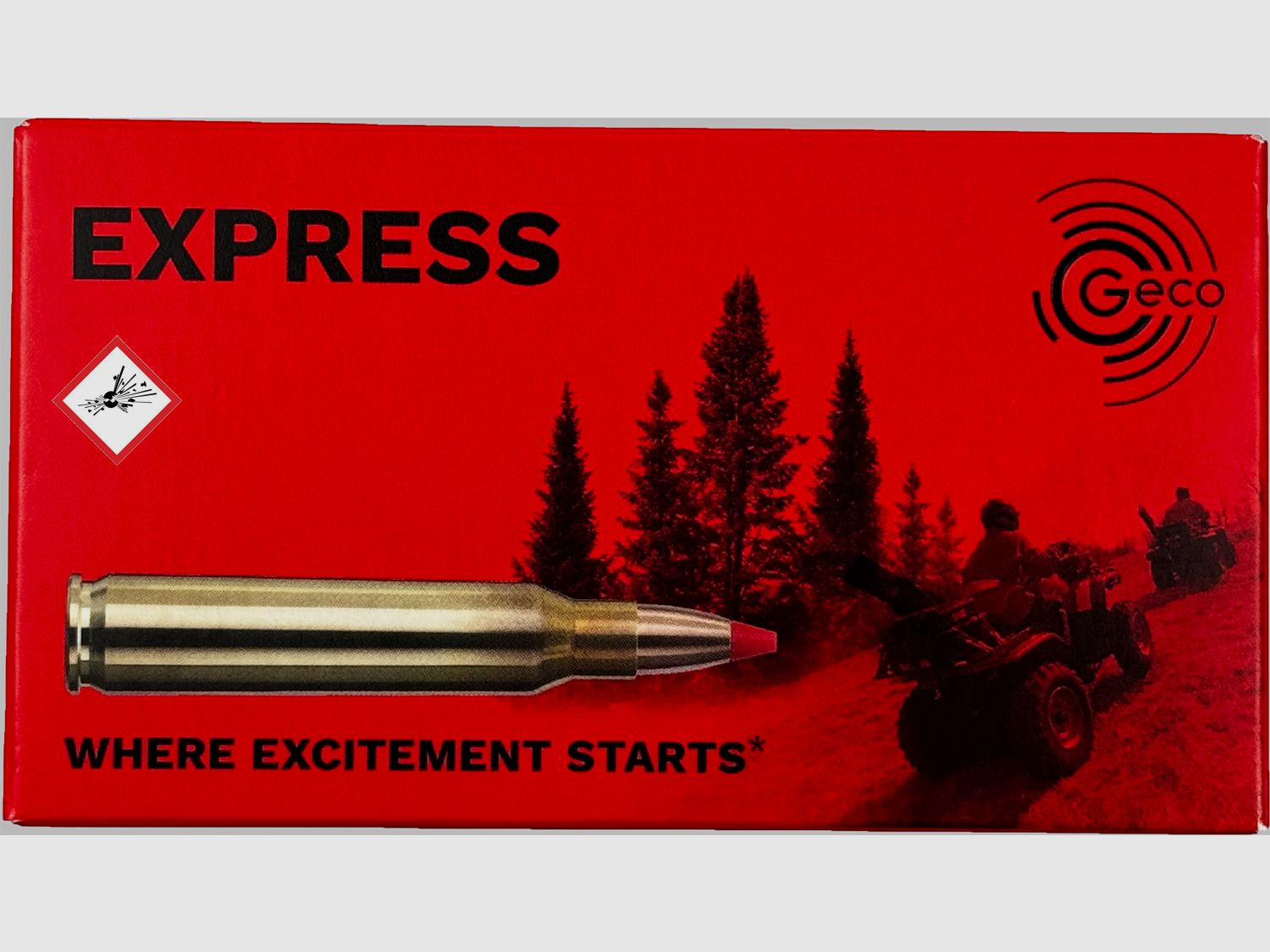 Geco hunting cartridge Express cal. .223 Rem TM 56grs