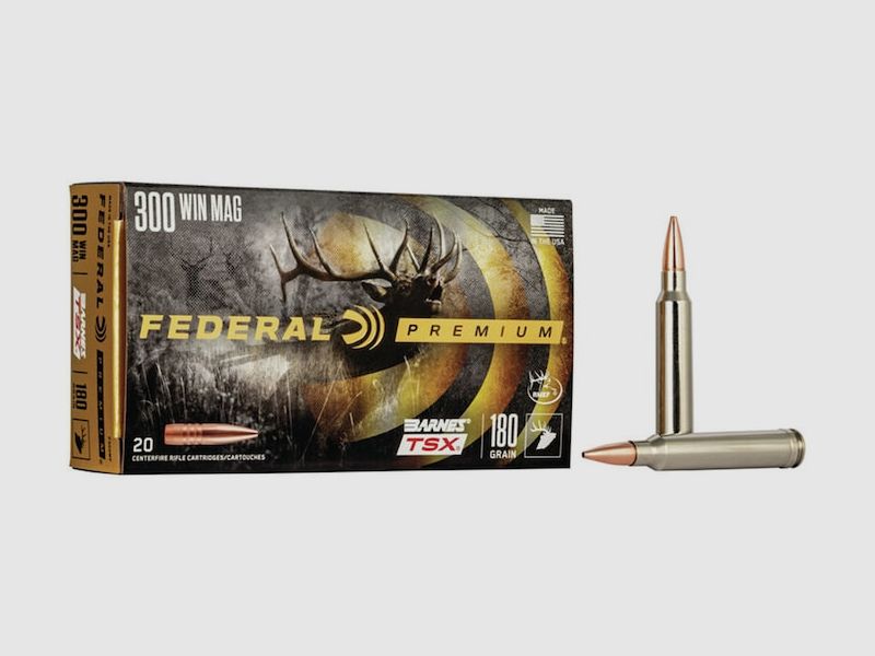 Federal Premium Barnes TSX .300 Win. Mag. 180GR HP 20 Patronen