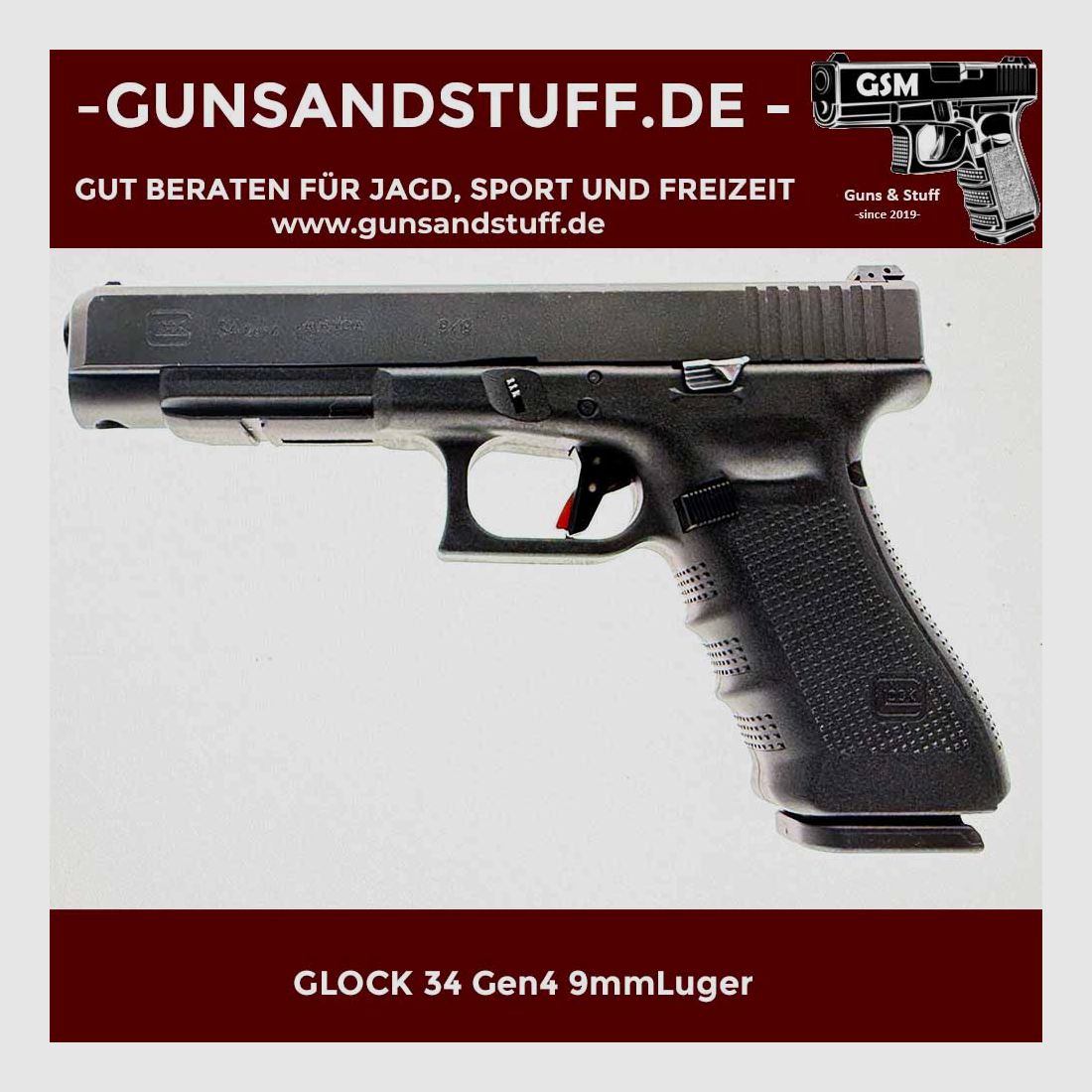 GLOCK 34 Gen4 9mmLuger incl. Timney Match Trigger en Glock Jet Funnel