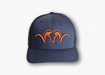 Blaser Cap Mesh Snapback - Navy/Orange