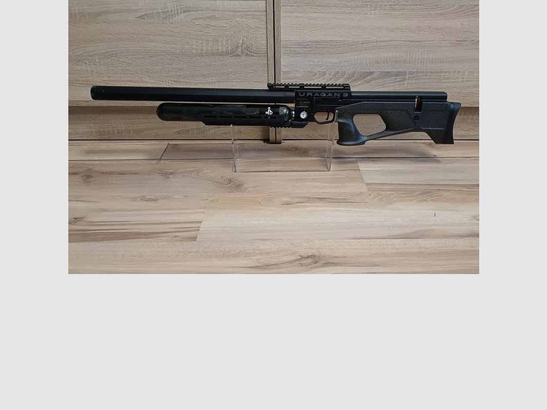 Wiatrówka PCP AIRGUN TECHNOLOGY URAGAN 3 – lufa 700mm. osada Carbon, zdjęcie 1 z 5
