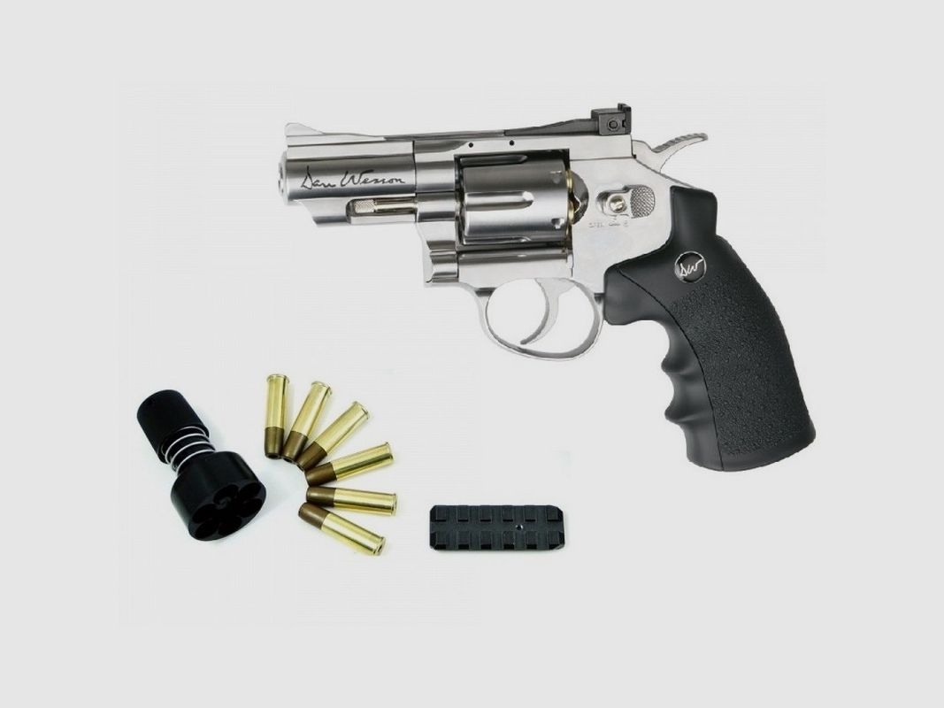 REVOLVER Dan Wesson 2,5" Argent - 4,5 mm Co2 Bbs, image 3 sur 4
