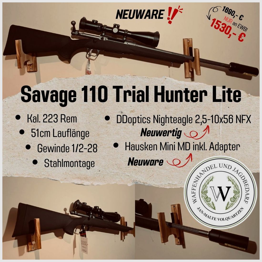 Savage 110 Trail Hunter Lite 223Rem.