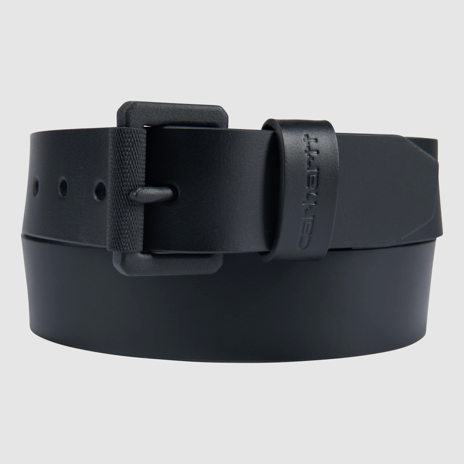 Carhartt Bridle Leather Roller Buckle Belt Men Black/Black 36W