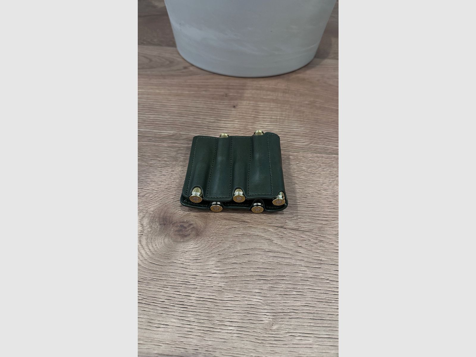 - Memburu - Patronenetui Etui Patronentasche Ledertasche Munitionstasche