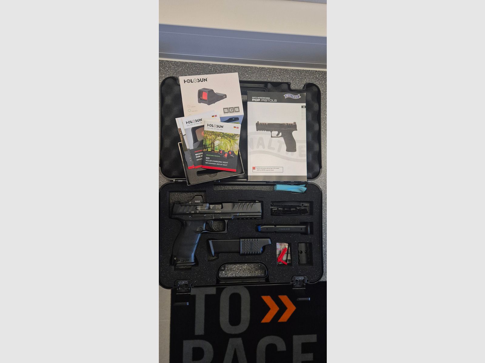 Walther PDP FullSize 5" 9mm Luger + RedDot