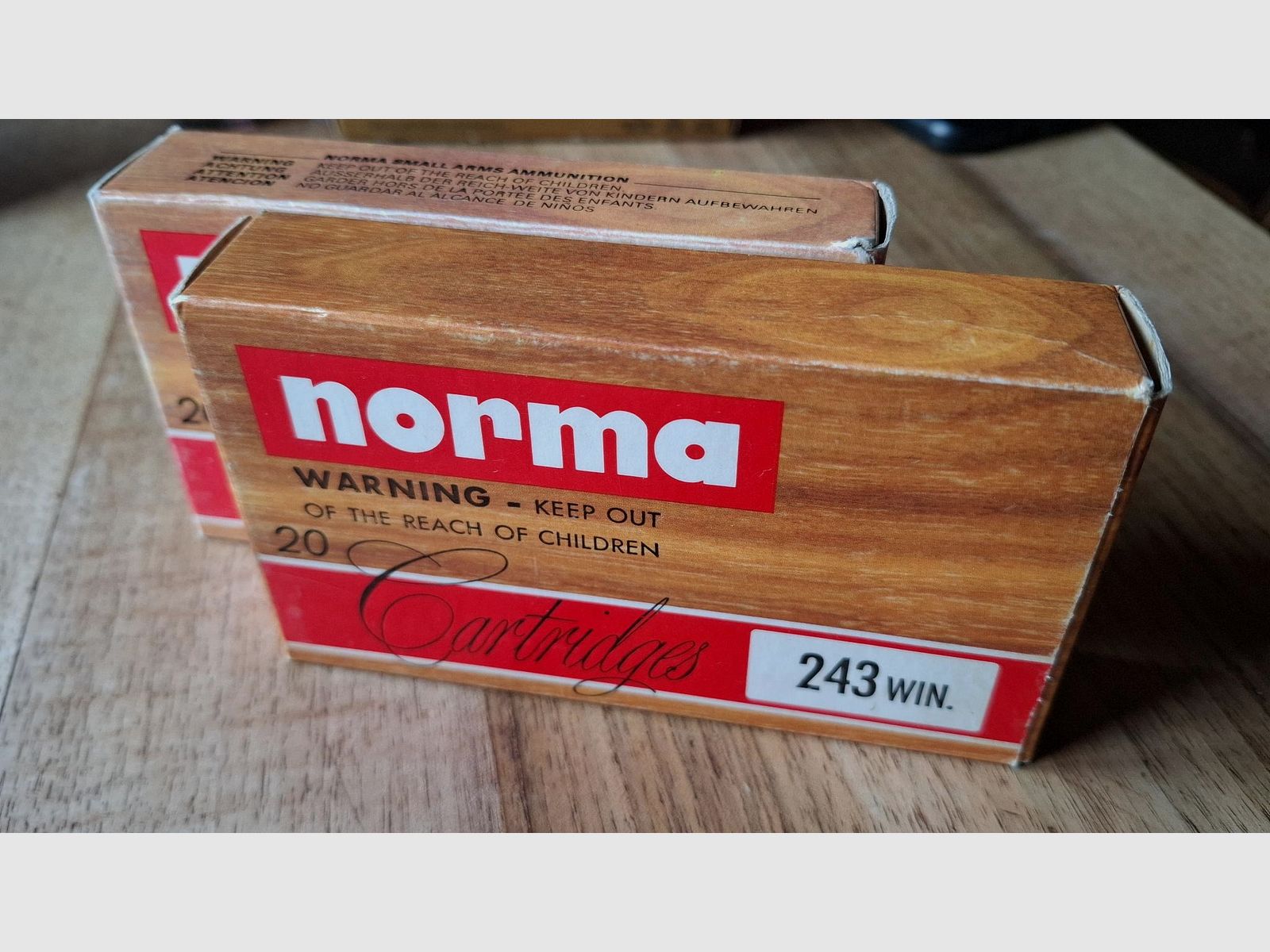 .243 Win - 36 Schuss Norma Soft point 100grains