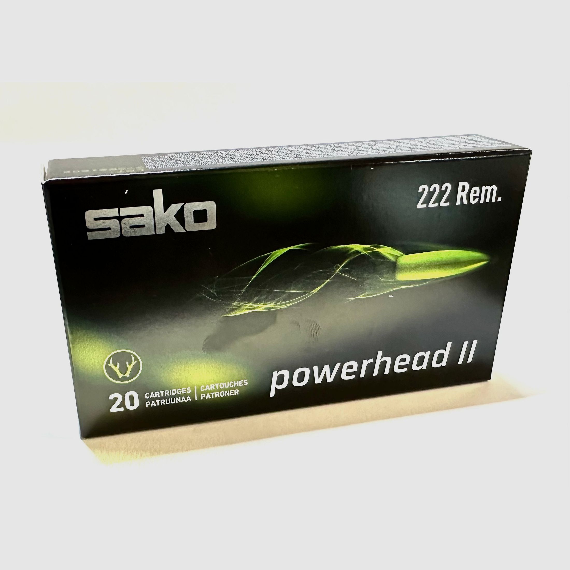 Sako 133000040 Powerhead II .222 Rem. Barnes TTSX 3,2g 50grs. Bleifrei Büchsenmunition