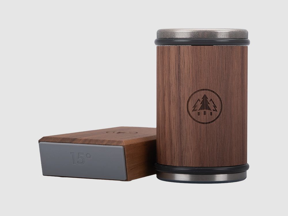 Horl Messerschleifer Horl 3 Rollschleifer Nussbaum Messerschärfer