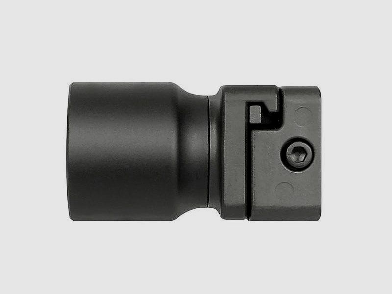 Adaptador Picatinny MIDWEST INDUSTRIES para sistema de tubo de amortiguación Adaptador de culata plegable
