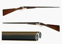 Doble escopeta Webley & Scott, cal. 12/65