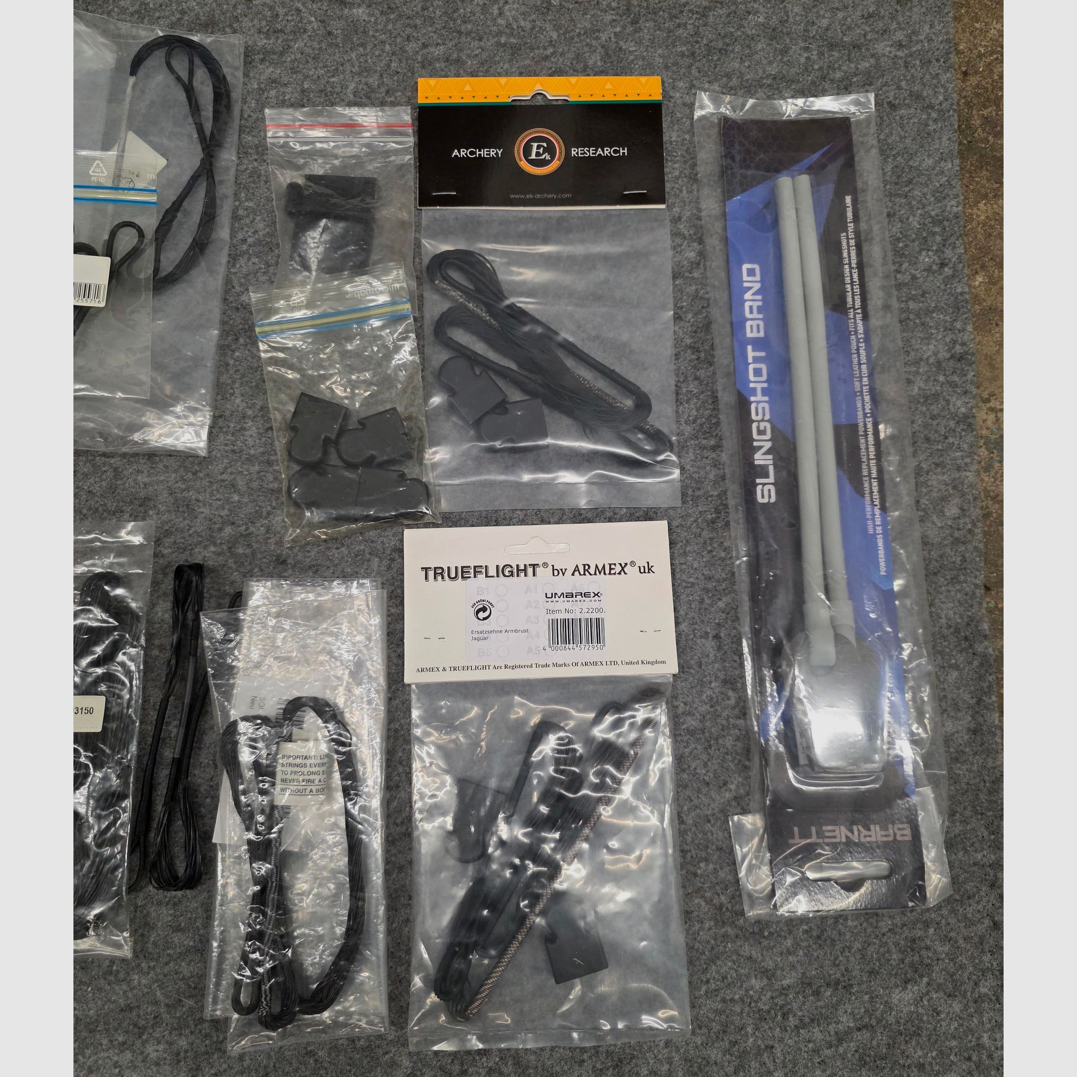 Konvolut Sehnen Armbrust Crossbow Zubehör Bogen Sport