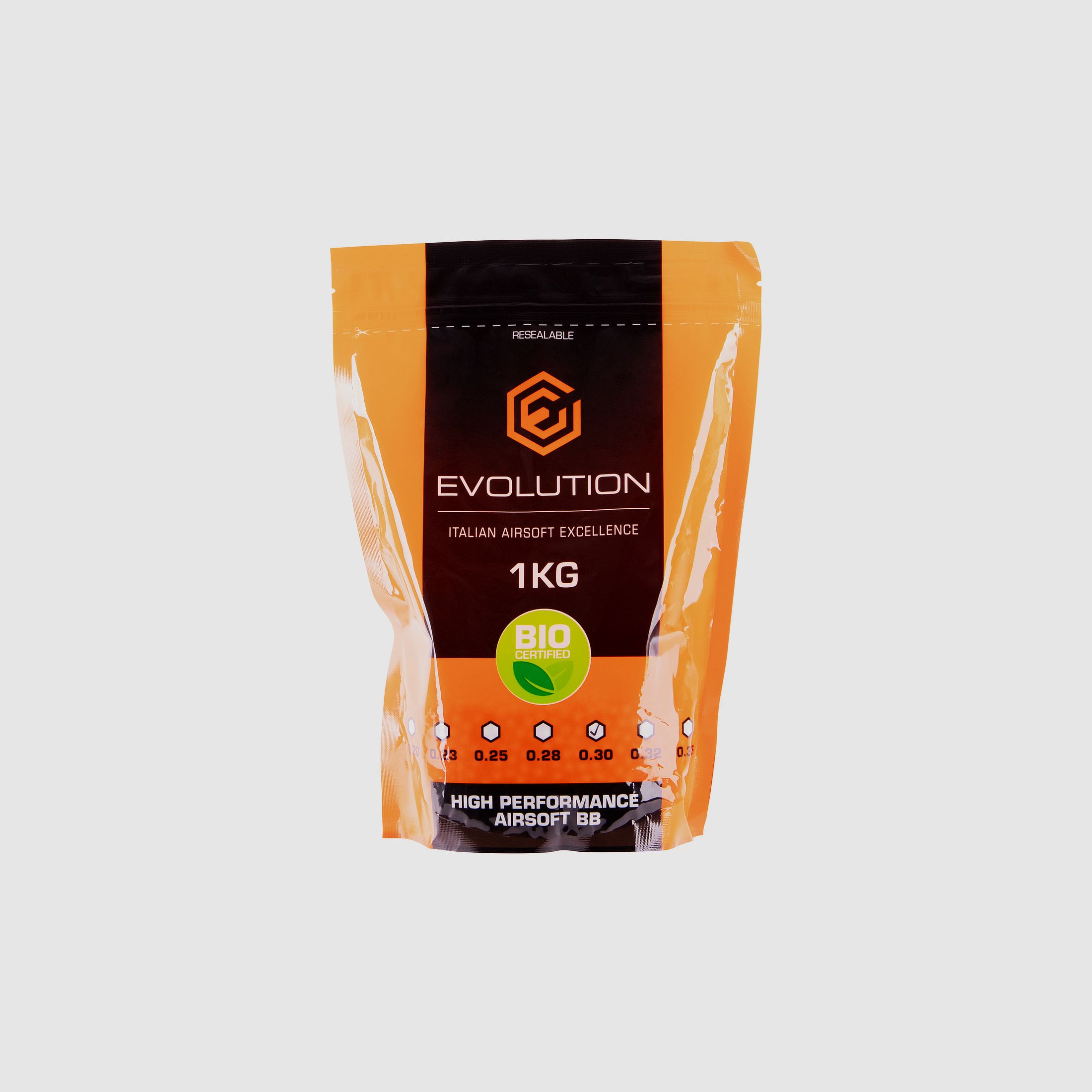 Evolution High Performance Airsoft BIO BBs 6mm 0,30g 3.330 Stück