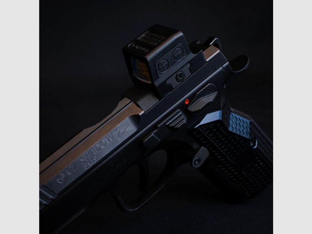Holosun Mirino Reflex HE509T-GD-X2 con reticolo dorato: 2MOA Punto, 32MOA Circledot & 32MOA Circle, immagine 6 di 7