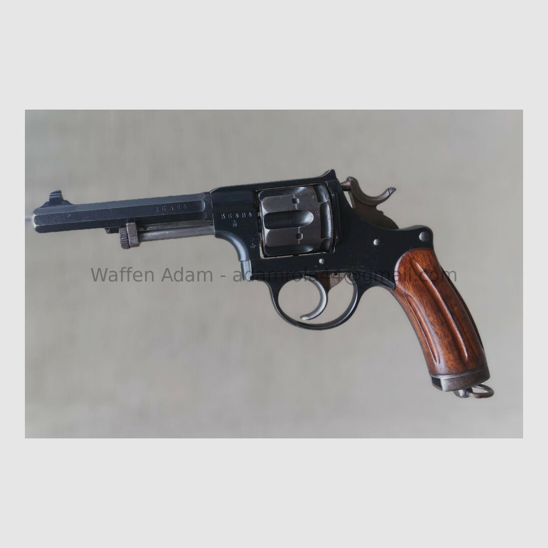 W+F, Eidgenössische Waffenfabrik Bern Revolver 1882 Schweizer Armee