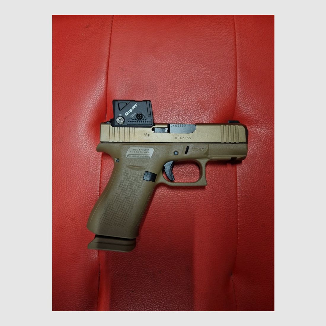 GLOCK 43X KOMBO MIT COA COYOTE 9x19mm, Bild 2 von 4