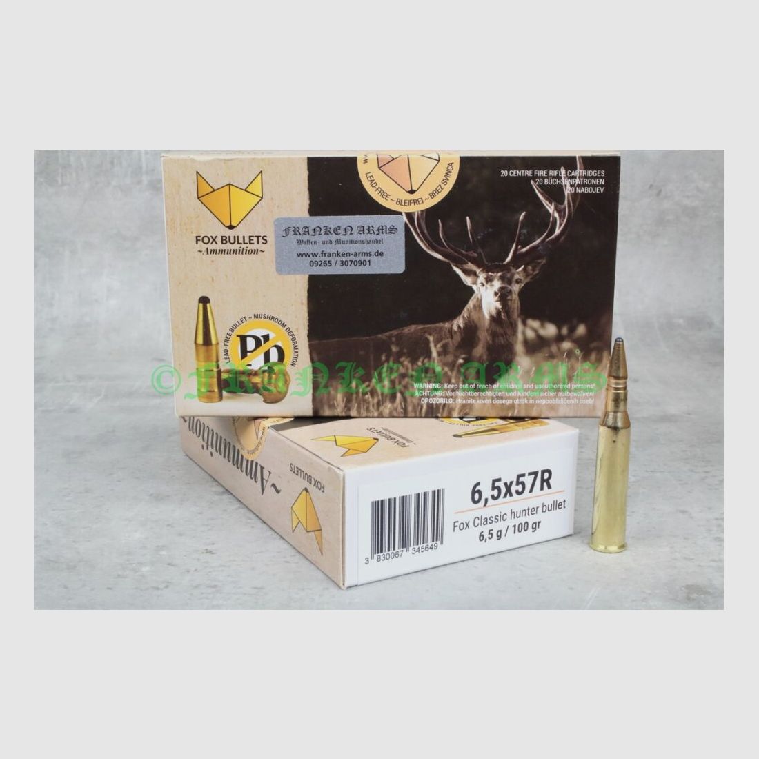 FOX Bullets Classic Hunter 6,5x57R 100gr. 6,5g 20 Stück Staffelpreise