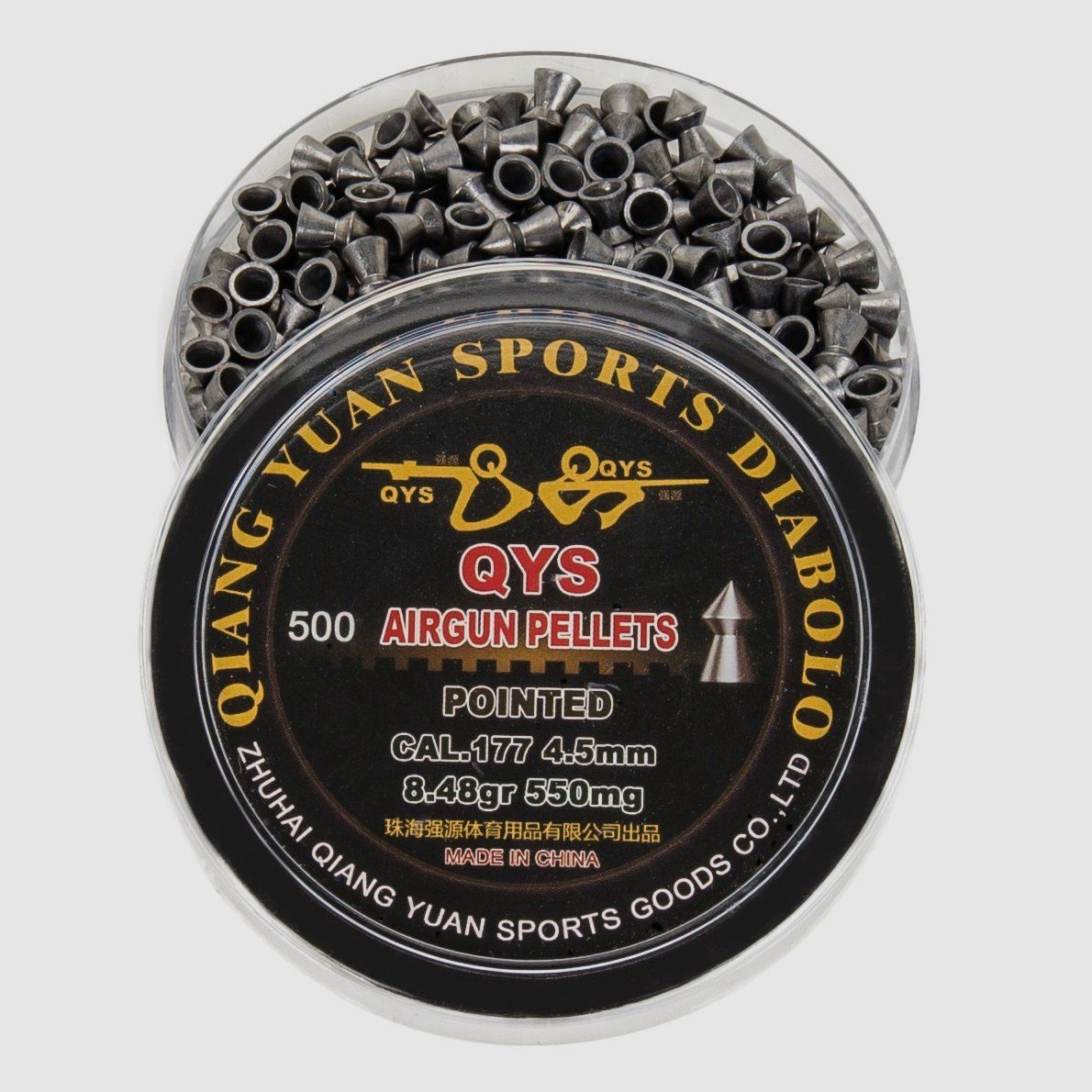 QIANG YUAN Diabolo POINTED – 4-50 – 580-mg, image 1 sur 2