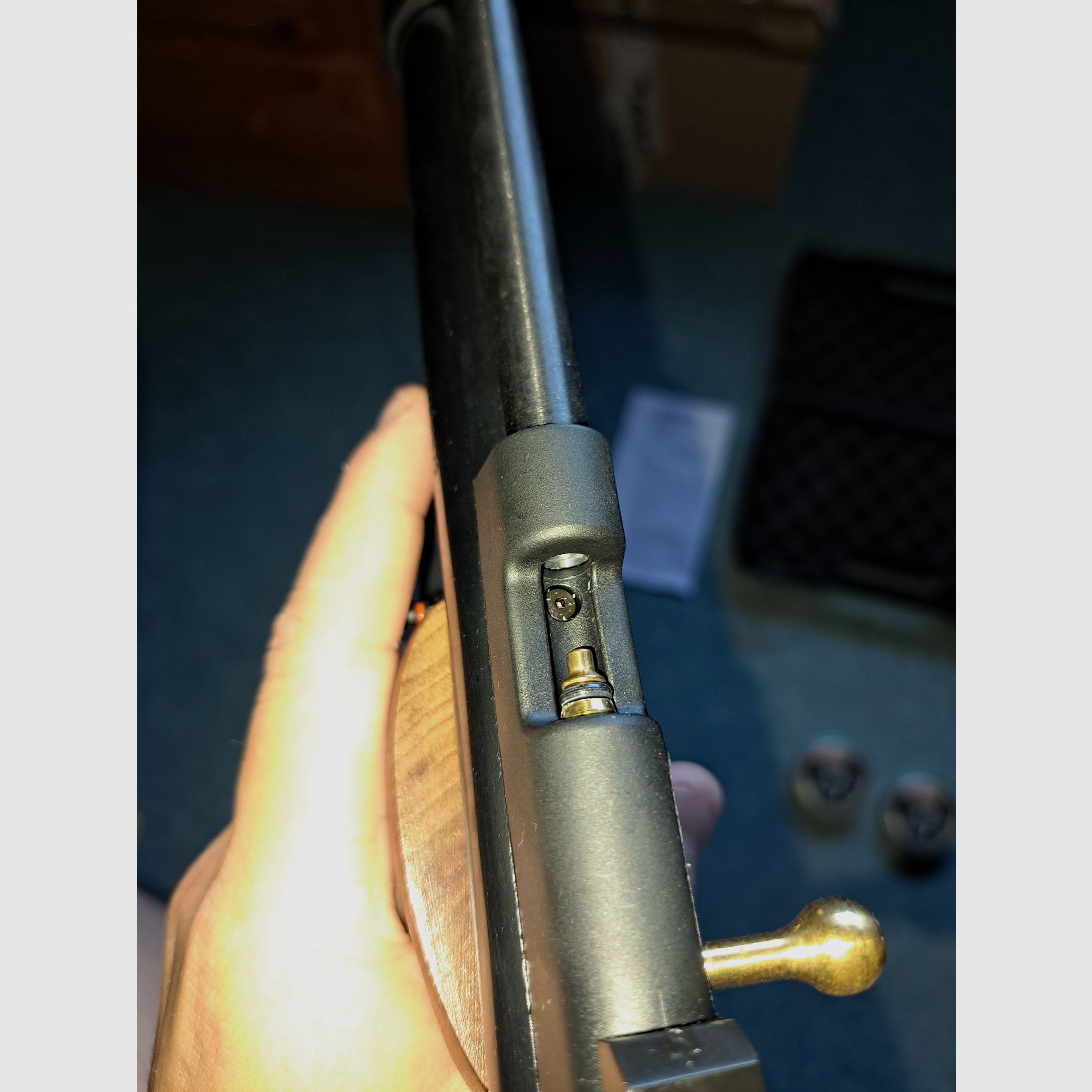 Crosman 2240 - 5,5mm Diabolo Co2 Pistole (SET mit Holzgriffen)