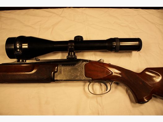 Carabine à double canon Winchester en 9,3x74R.