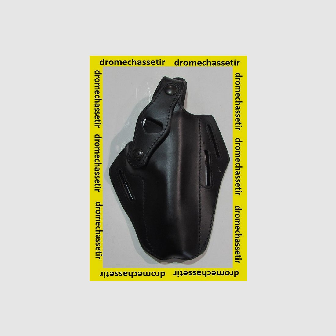 Holster droitier en Cuir pour Pistolet Beretta Mas G1, noir, image 1 sur 3