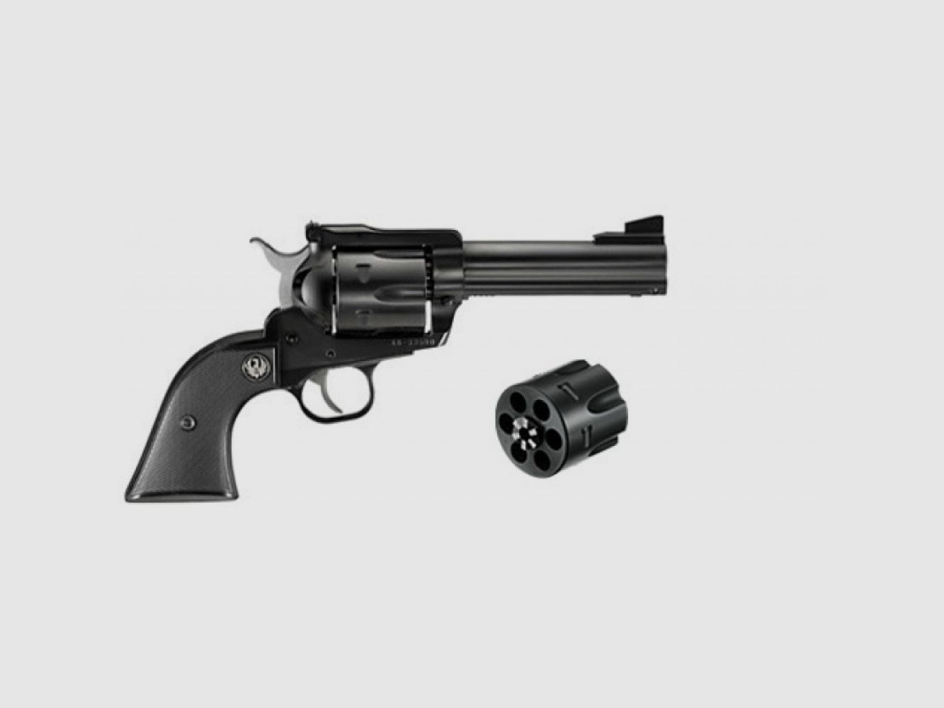 Ruger Revolver - SA, New Model Blackhawk - Convertible, BN-44X, .45 Colt, Blued, 4.62"