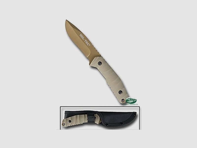 MILSPEC taktisches Messer coyote 440/G10