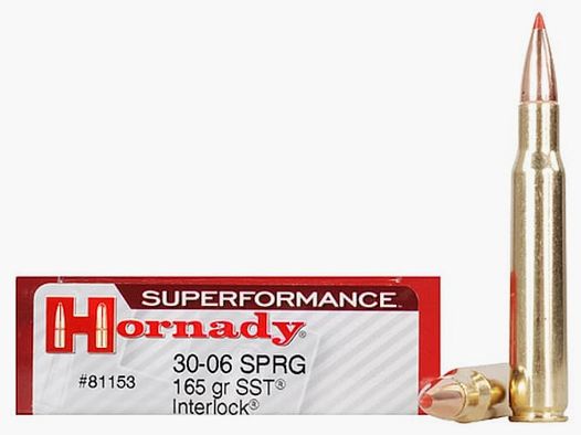 Hornady Superformance .30-06 Sprg. 165GR SST 20 cartridges