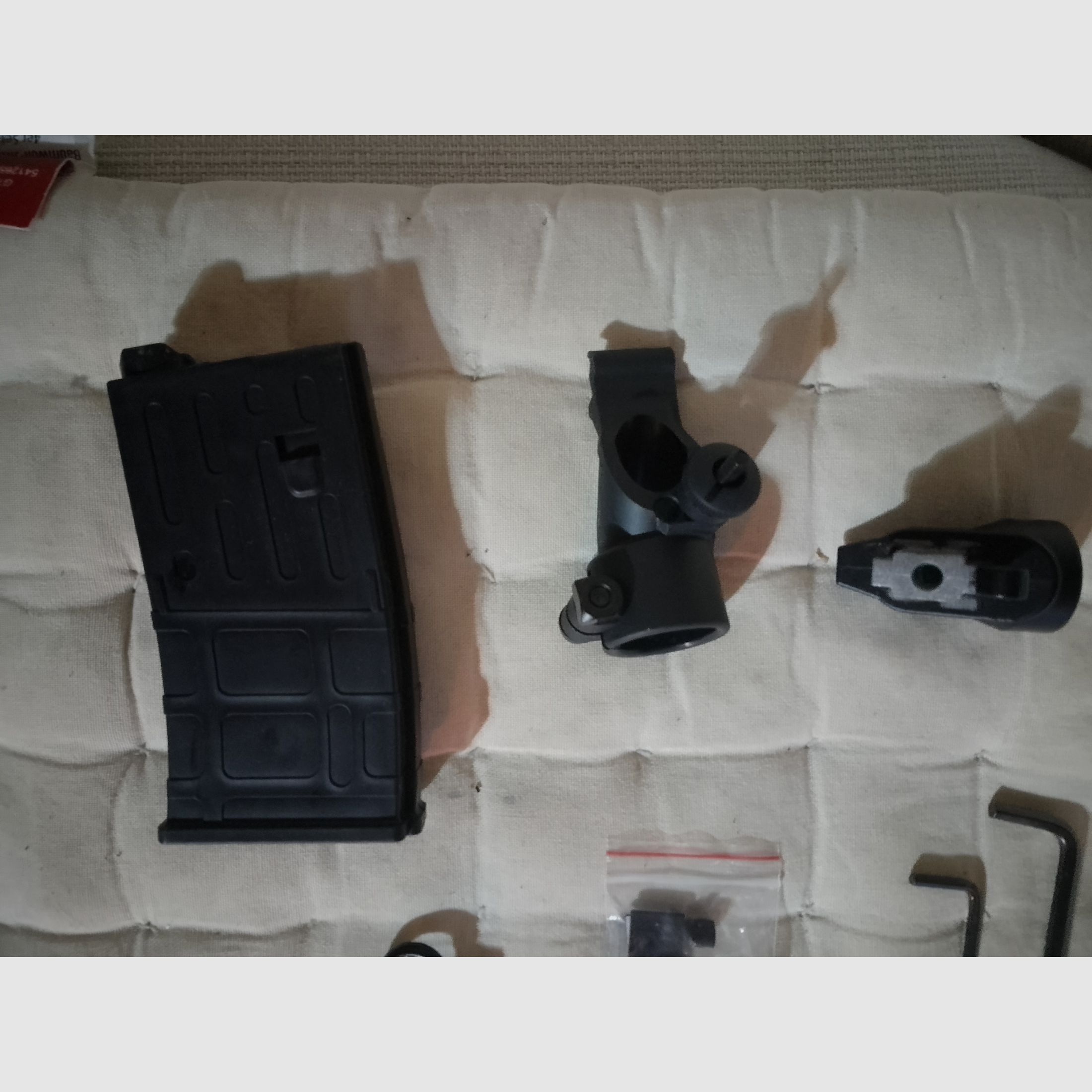 Original tippmann tmc Elite Gurt Öse Feed Neck Assembly ASA Adapter Magazin Dummy Hopper Umbau Set 