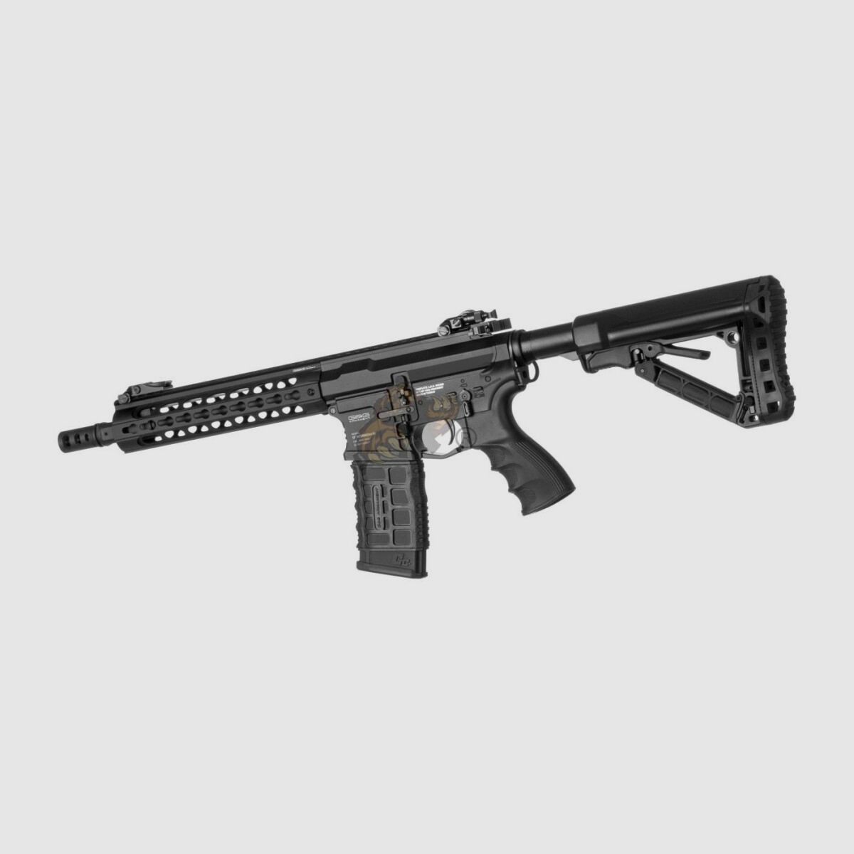 G&G GC16 WARTHOG 9" with ETU in Black Airsoft S-AEG free from 18