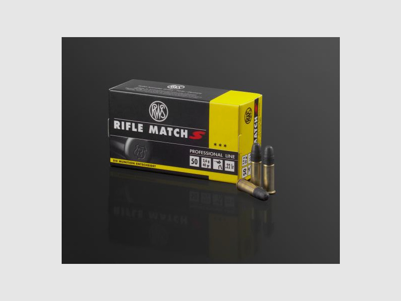 RWS Rifle Match S .22lfb Small Caliber Ammunition