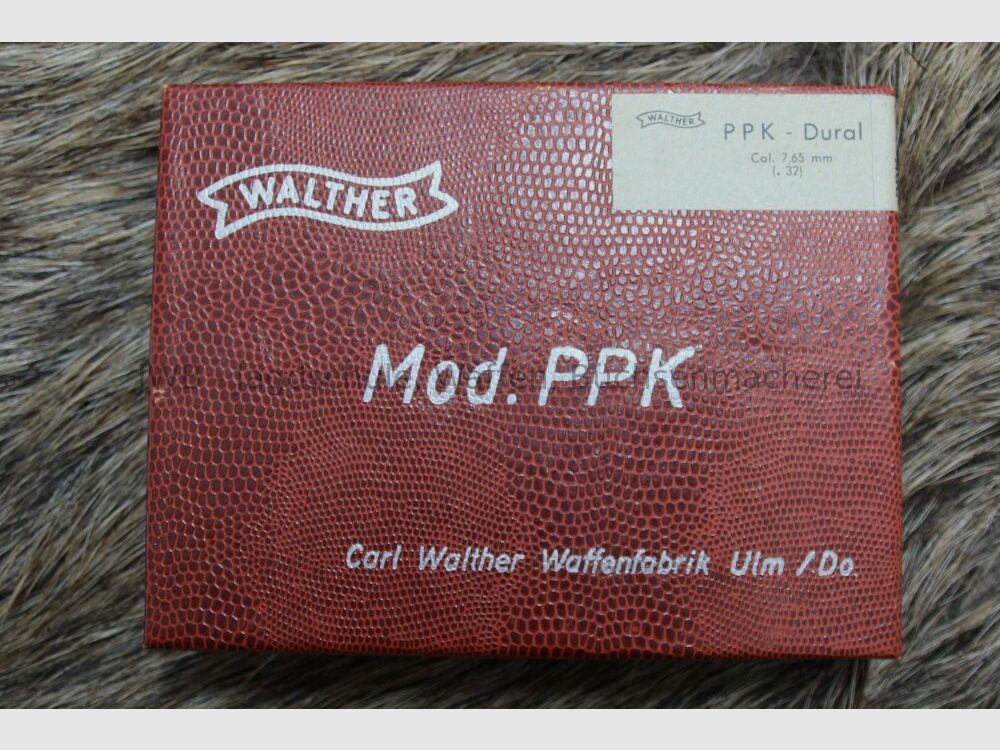 Walther PPK Dural mit Ersatzmagazin und Original-Karton 7,65mmBrowning