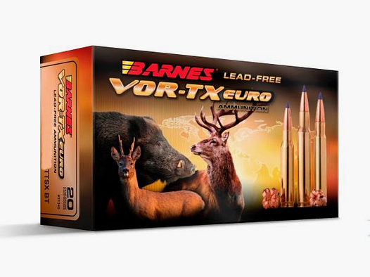 BARNES Kugelpatronen 6,5Creedmoor VOR-TX - LR 20 Stk    8,2g/127gr bleifrei