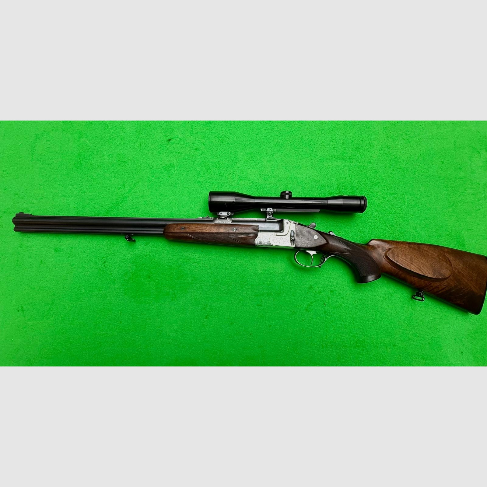 Krieghoff BBF 7x65R i 16/70 z ręcznym napinaczem