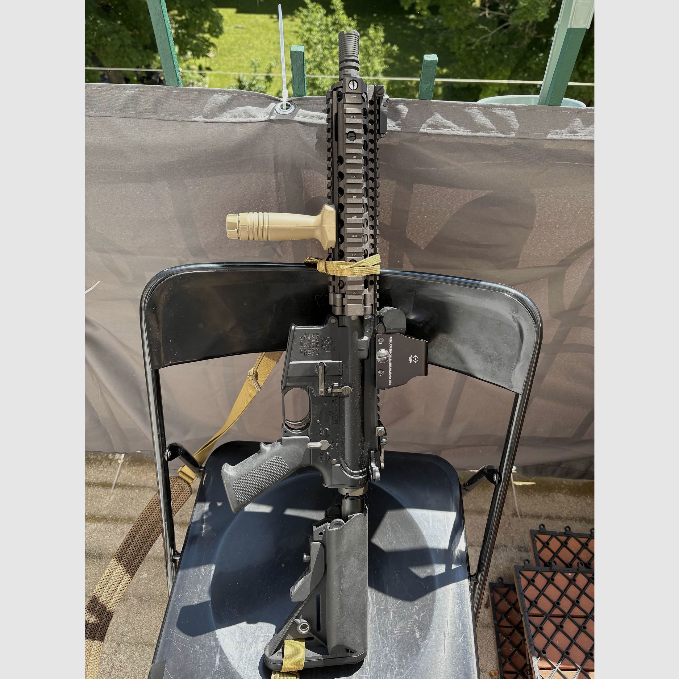 GHK x Colt/Daniel Defense M4 MK. 18 Mod. 1 GBBR inkl. 5  M4 Gas Magazin (Gen.2)