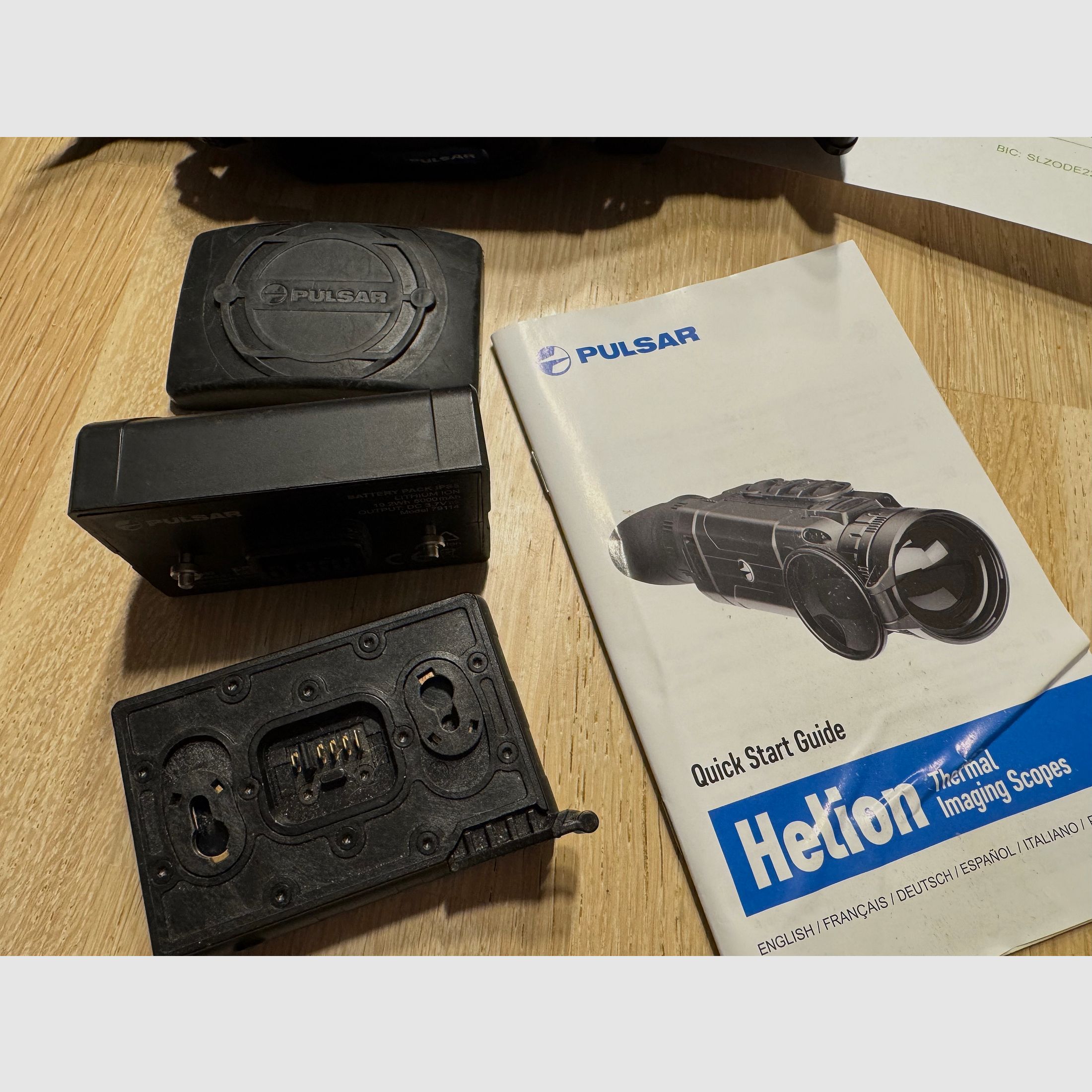 Pulsar thermal imaging camera Helion XP 38 F