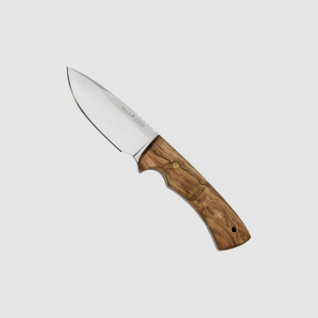 Muela Messer Small Rhino Olivenholz und Lederscheide