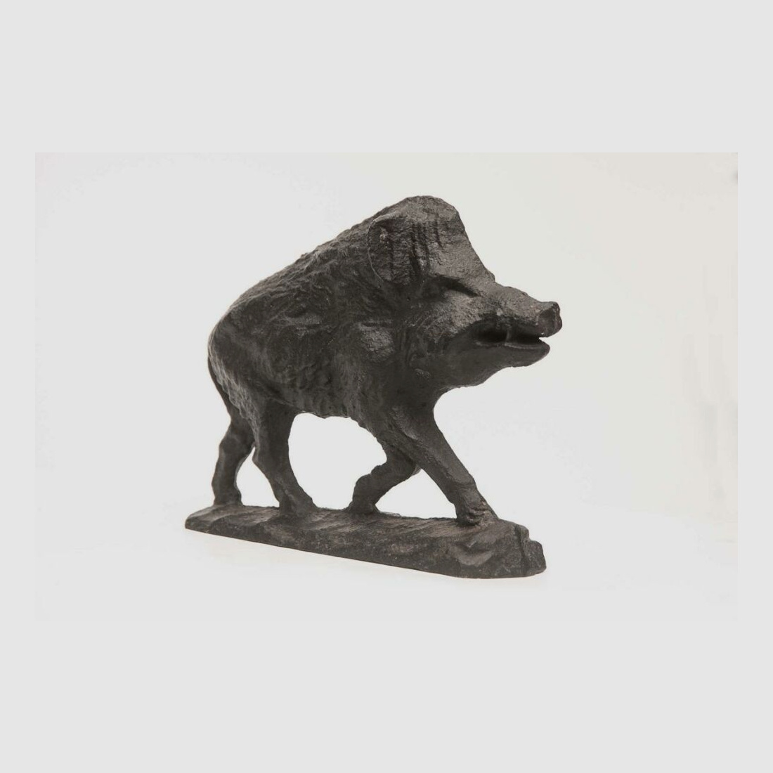 Keiler Kunstguss Jagdschmuck Deko klein