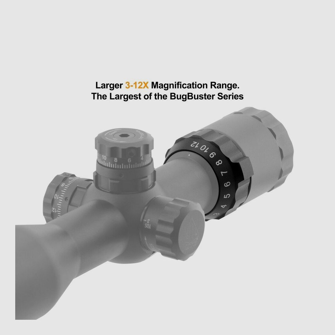 UTG Scope Bug Buster 3-12x32 with Picatinny Mounting Parts Mil-Dot