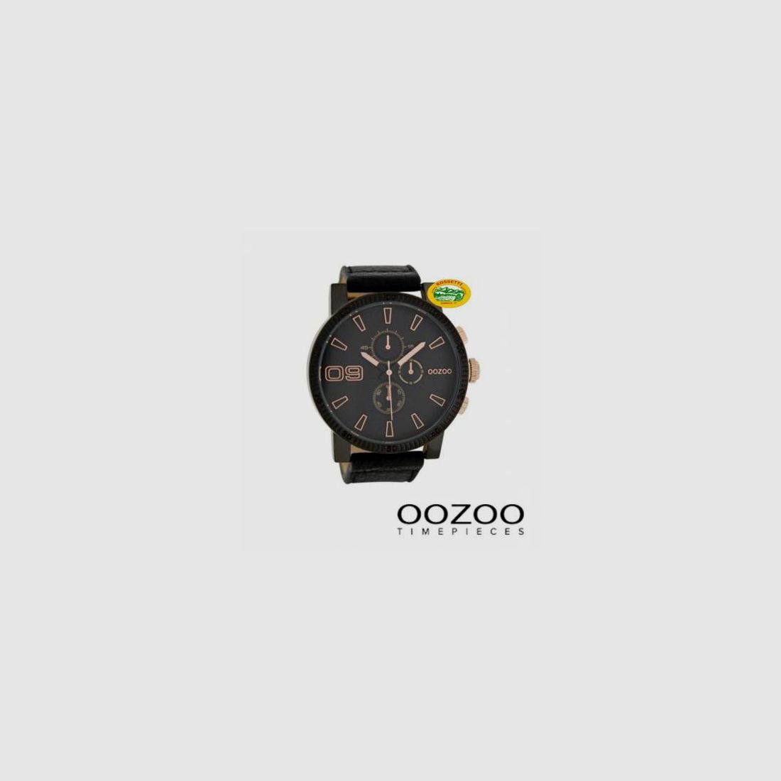 OOZOO Uhr Timepieces schwarz/bronze