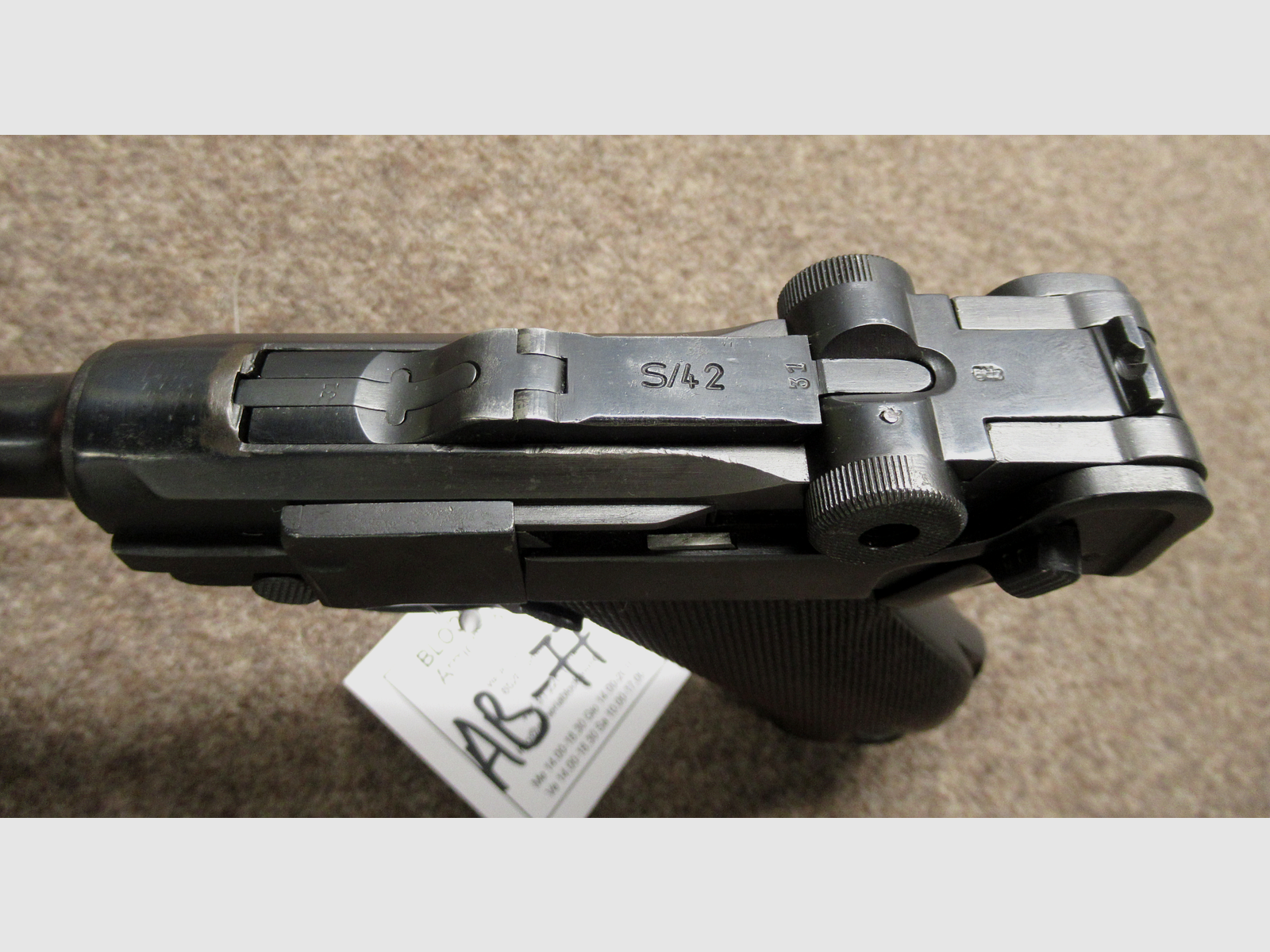 AB-77 pistolet MAUSER mod. P08 cal. 9x21, image 3 sur 6