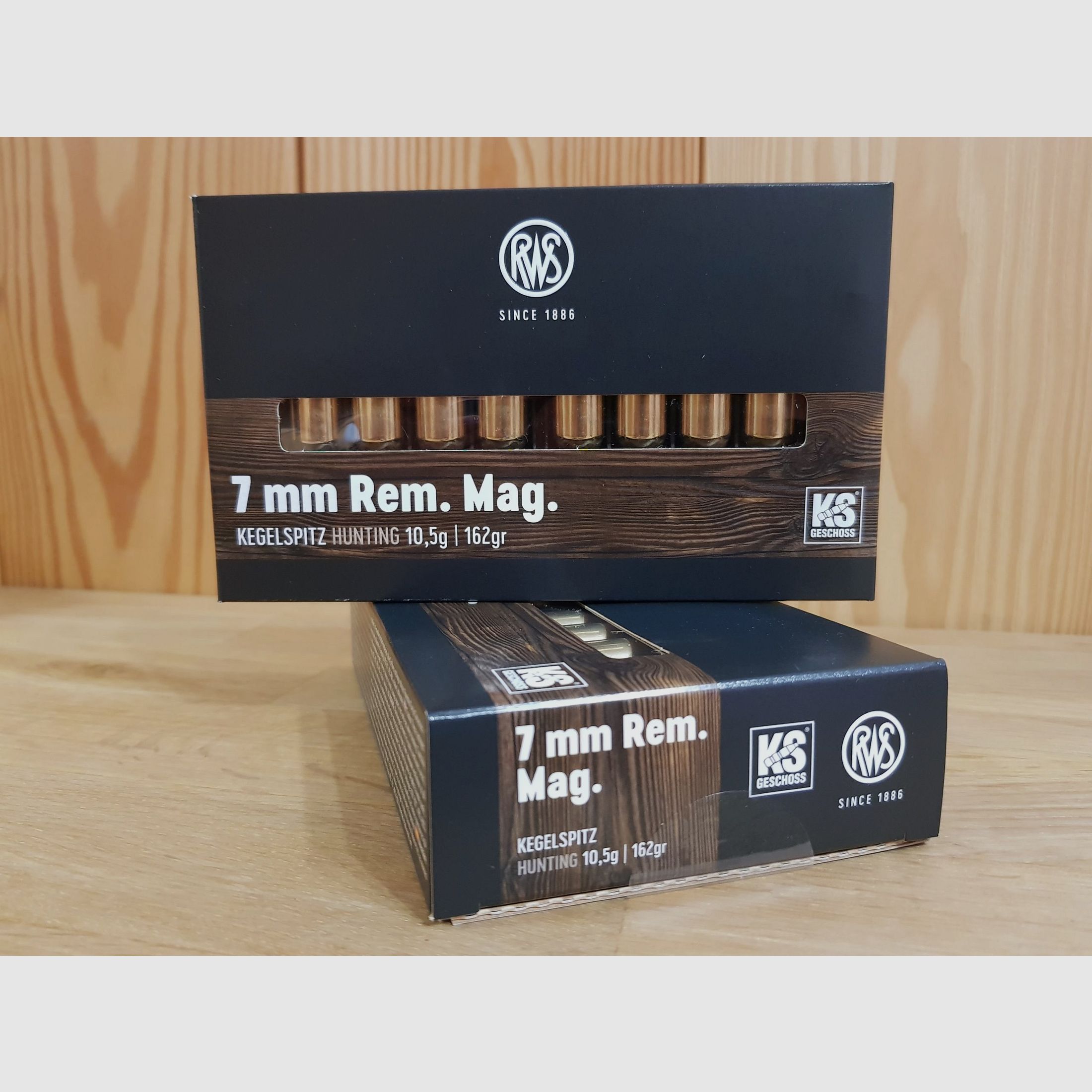 RWS MUNITION KAL. 7MM REM. MAG. KS 162 GR.