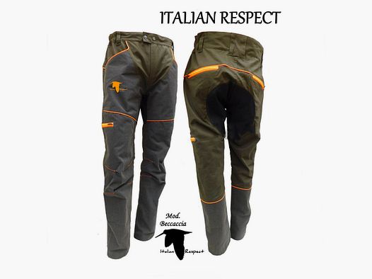 HOSEN – SAG NATURE – ITALIENISCHER RESPEKT AUS BAUMWOLLE MIT ELASTANFASER UND KEVLAR-BESATZ AN DEN BEINEN (WILDTAUBE)